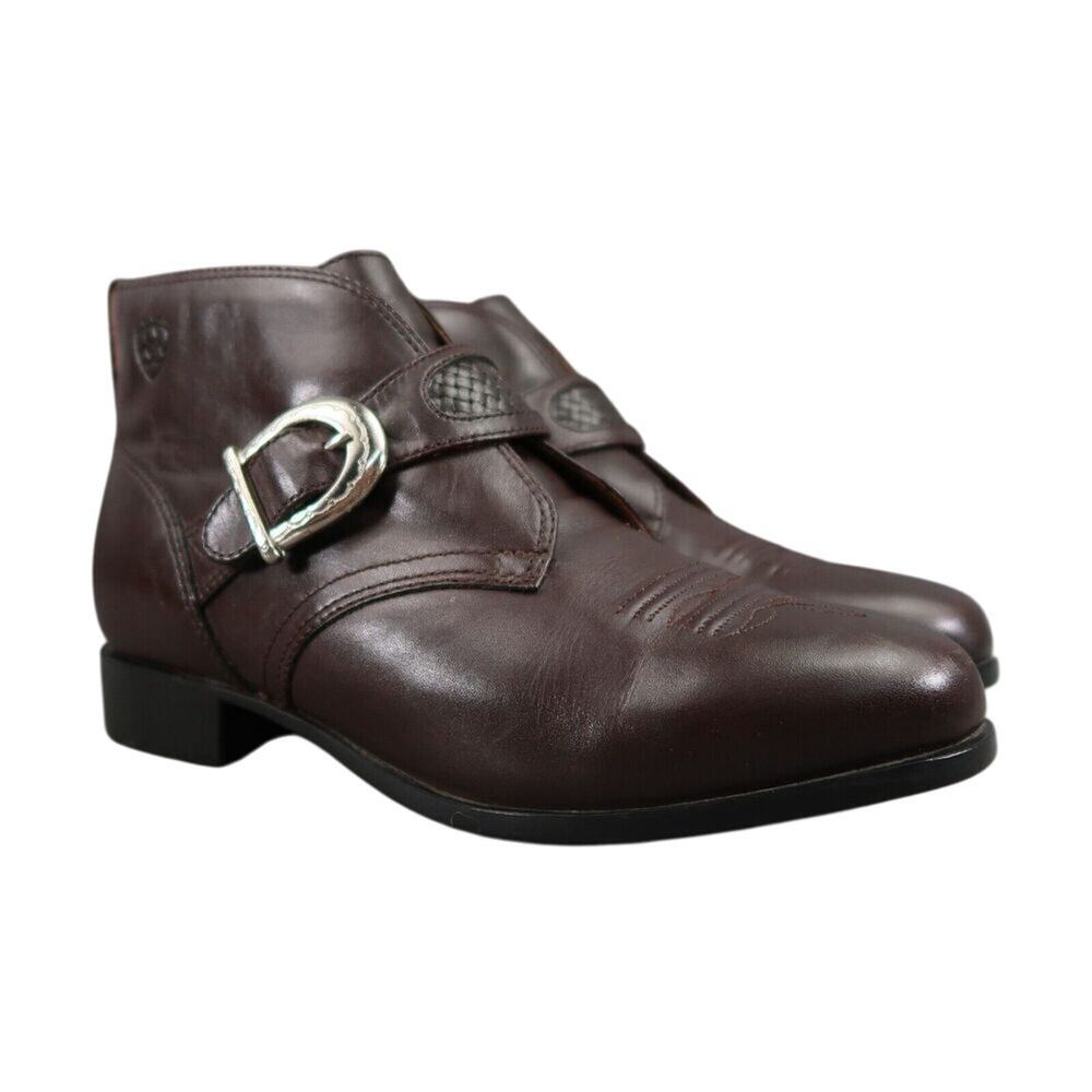Ariat Shoes Womens 6.5 Bootie Buckle Strap Leather Western Equestrian Ankle Boot